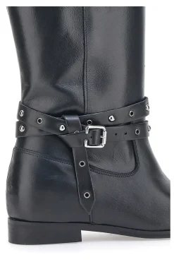 Stivali 89310 Neri Vera Pelle-PITTARELLO LOOK Discount