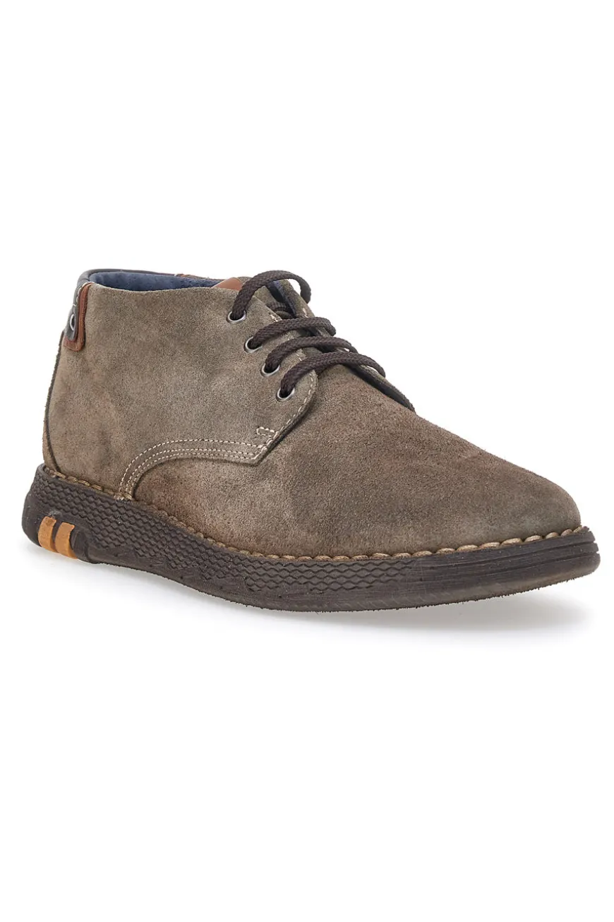 Stringate Alte in Pelle Scamosciata Caribu' Pittarello Eco 8870