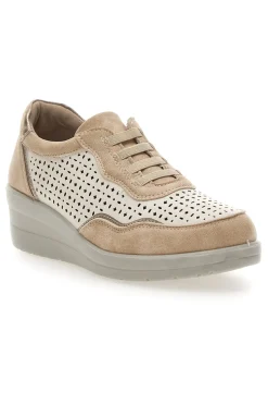 Stringate Marroni con Platform e Lacci Elastici MDSS25T13-PRIMA RIGA Hot