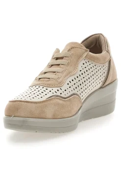 Stringate Marroni con Platform e Lacci Elastici MDSS25T13-PRIMA RIGA Hot