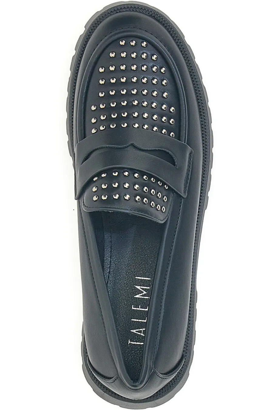 JN10125 e Loafer mit Nieten und Profilsohle-TALEMI Hot