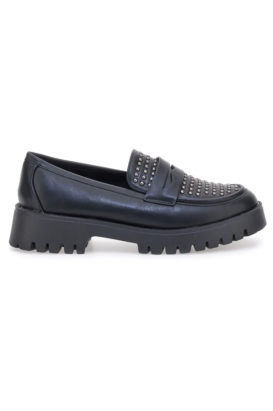 JN10125 e Loafer mit Nieten und Profilsohle-TALEMI Hot