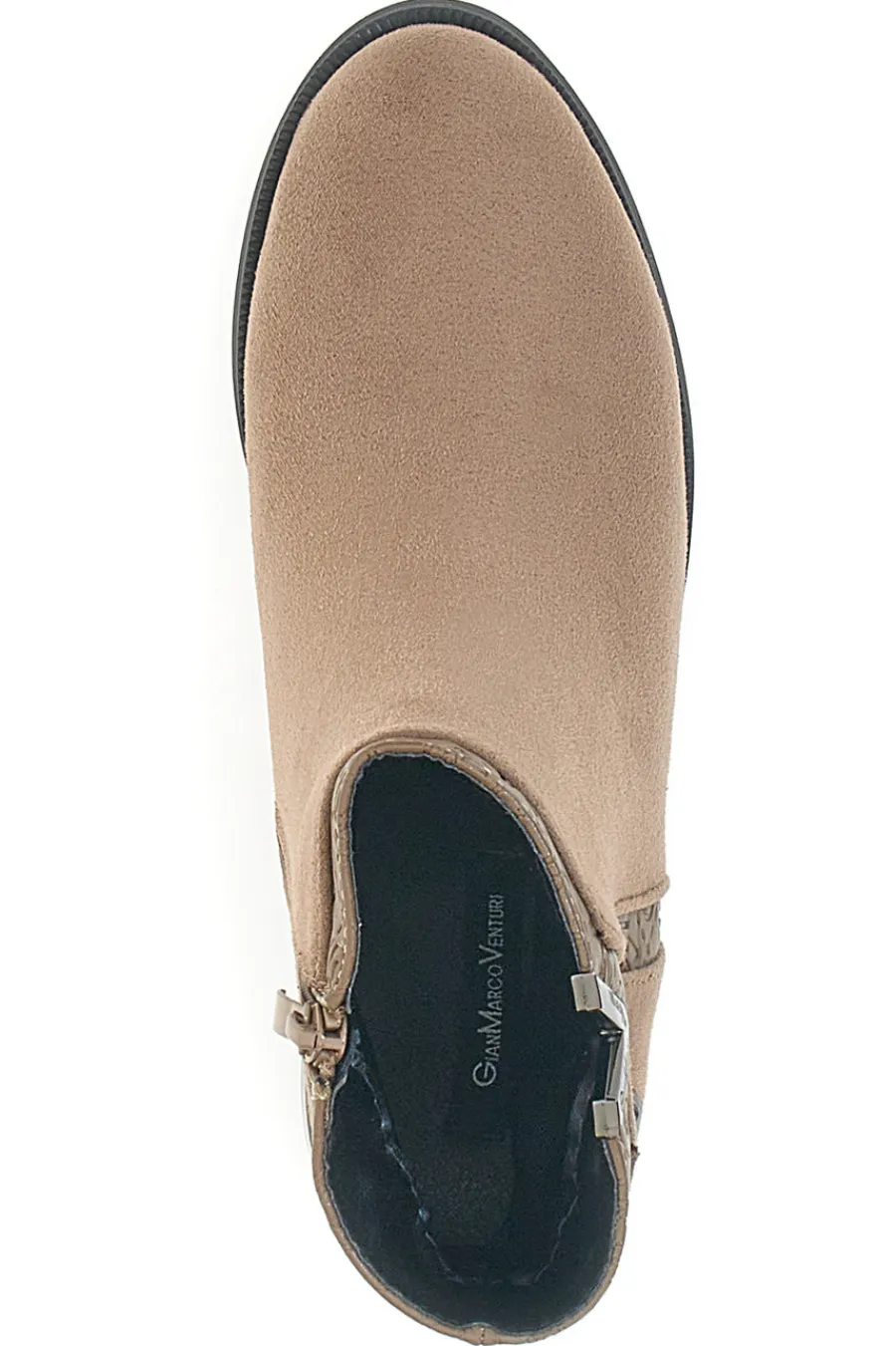 farbene Stiefeletten mit Obermaterial in Wildlederoptik Gian Marco Venturi TR0304-GMV New