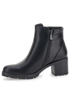 P628 e Stiefeletten mit mittlerem Absatz und elastischer Seite-THE FIRST Online