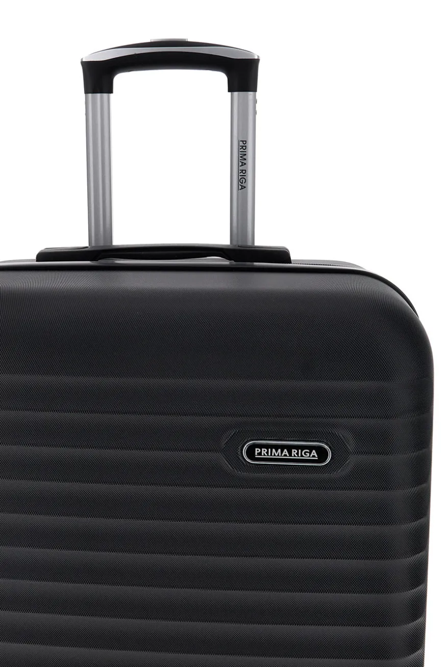Trolley medio nero rigido Prima riga Pr194/m