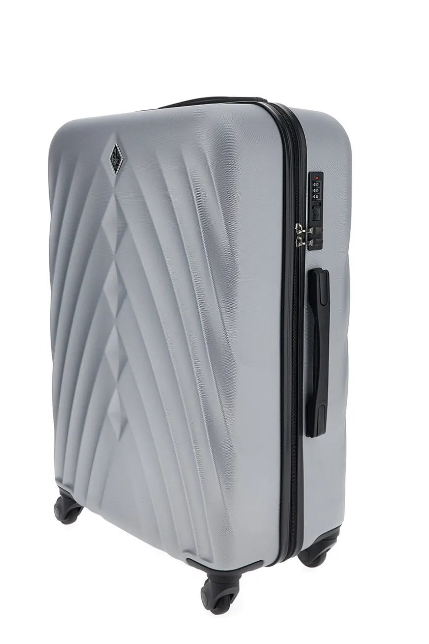 Trolley silver rigido grande 4 ruote 2T2L 155/G