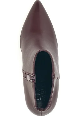Tronchetti bordeaux con tacco a rocchetto 1929Q20-MON DIEU New