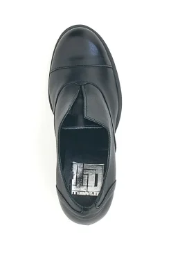 Tronchetto nero in vera pelle Made in Italy 108-PITTARELLO ELITE