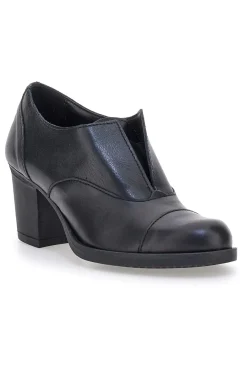 Tronchetto nero in vera pelle Made in Italy 108-PITTARELLO ELITE