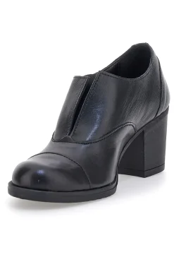 Tronchetto nero in vera pelle Made in Italy 108-PITTARELLO ELITE