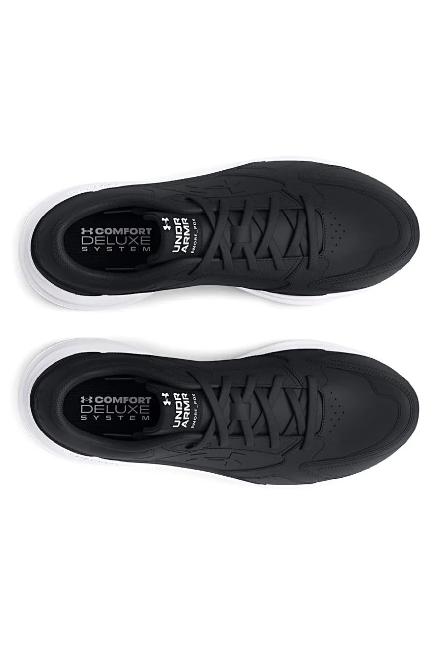 Under Armour Edge Lthr schwarze Leder-Laufschuhe