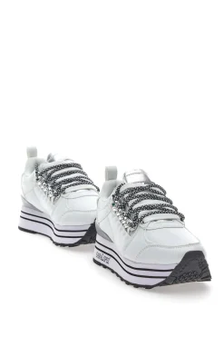 Weiße Flatform-Sneaker von-SARA LOPEZ Outlet