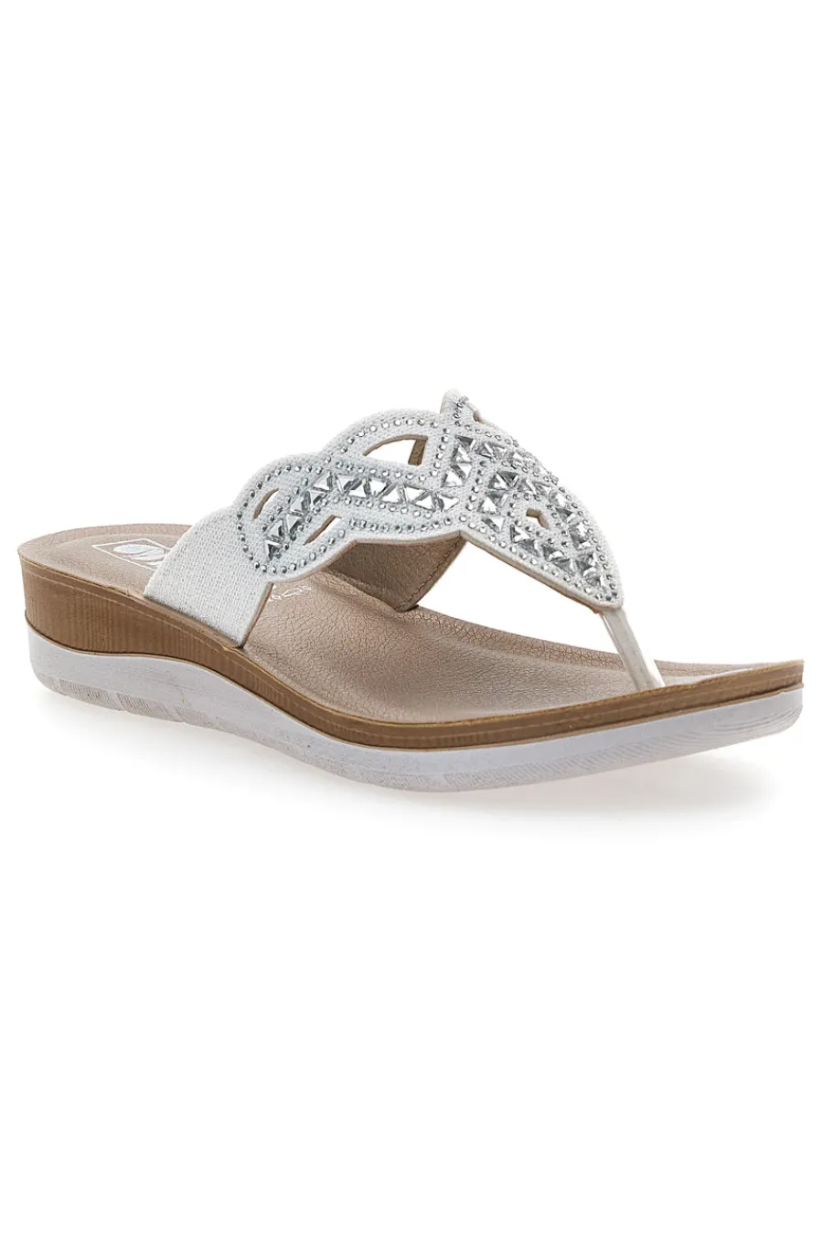 e Flip-Flops mit Steinen und Strasssteinen 36 Bv-INBLU Best