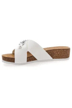e Hausschuhe mit Lederinnensohle und Silberdetail 293121-PITTARELLO BIO Hot