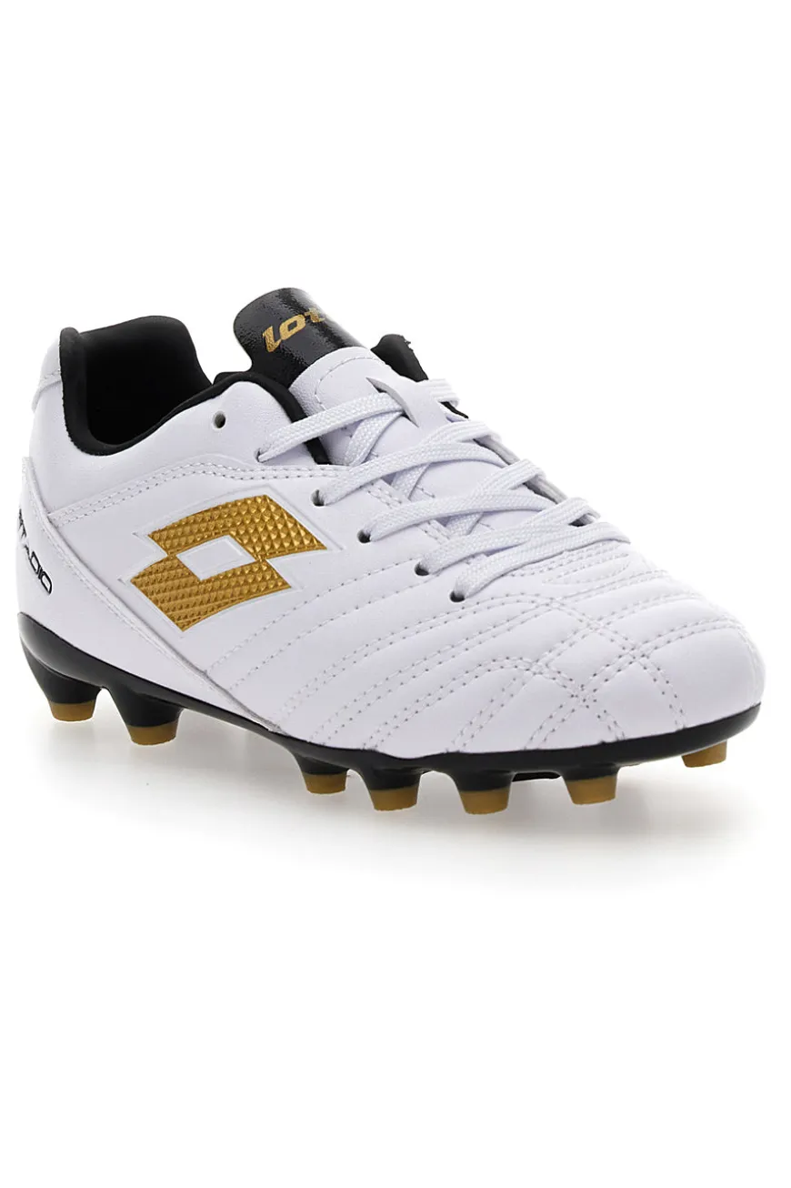 Weiße Lotto Stadio 705 Fg Jr. Fußballschuhe