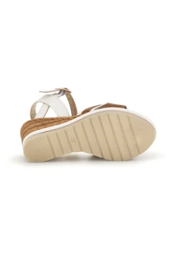 e Sandalen mit gewebtem Keil und doppelter Schnalle 44 FG-INBLU Best