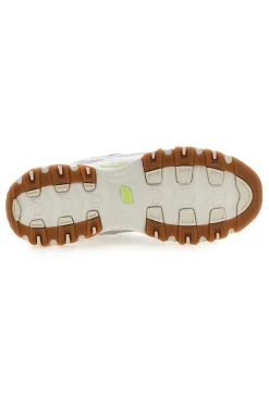 Weiße Schuhe mit schillernden Einsätzen und Memory Foam D'Lites Dazzling Shine-SKECHERS Best
