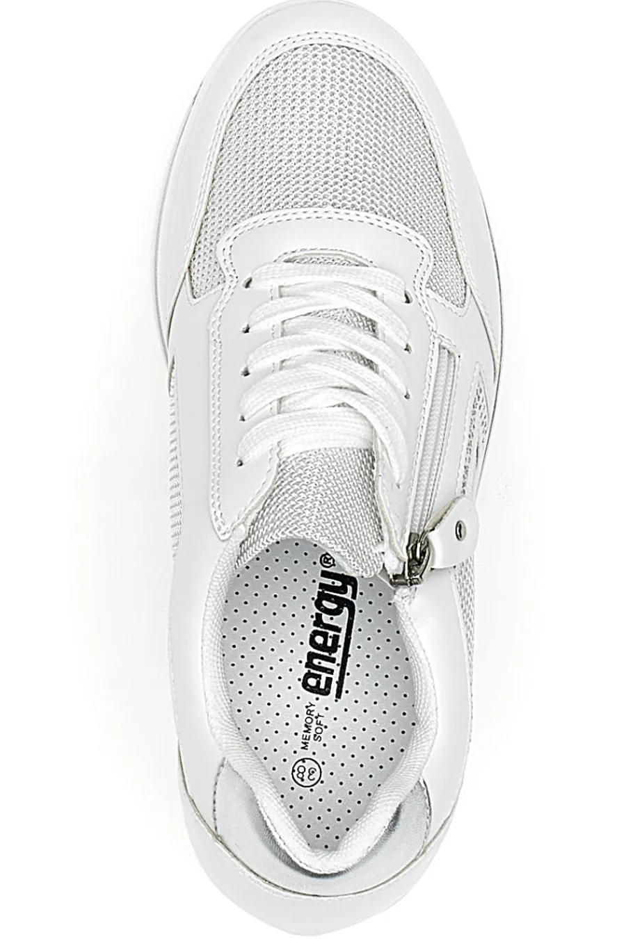 e Sneakers mit Keilabsatz und seitlichem Reißverschluss E45-ENERGY Sale