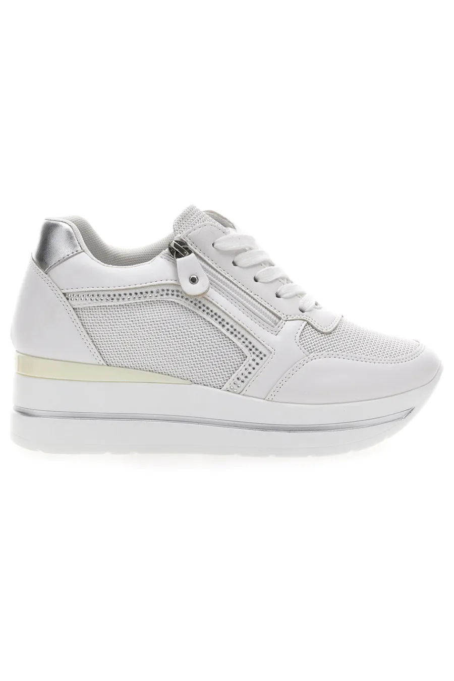 e Sneakers mit Keilabsatz und seitlichem Reißverschluss E45-ENERGY Sale