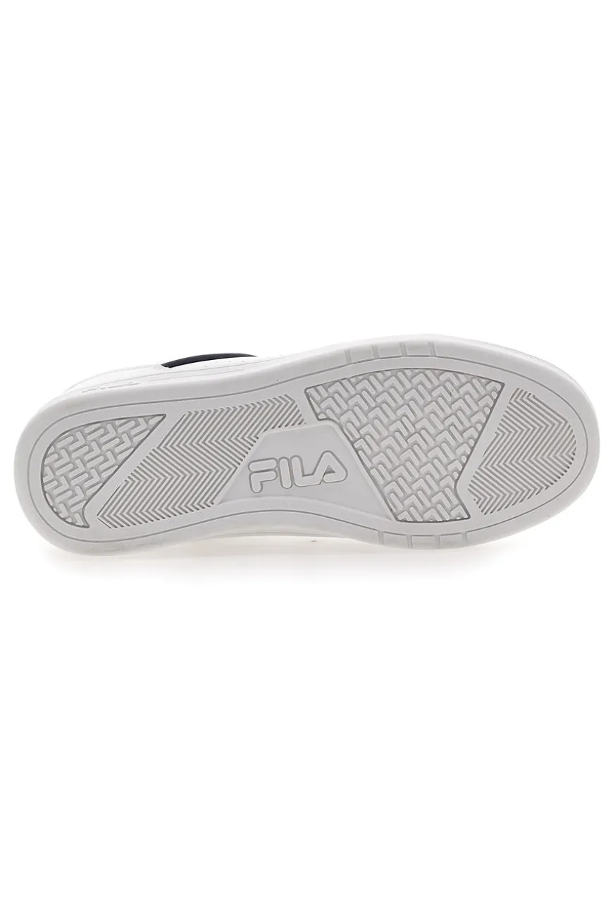 Weiße und blaue Sneakers Fila C. Court Teens