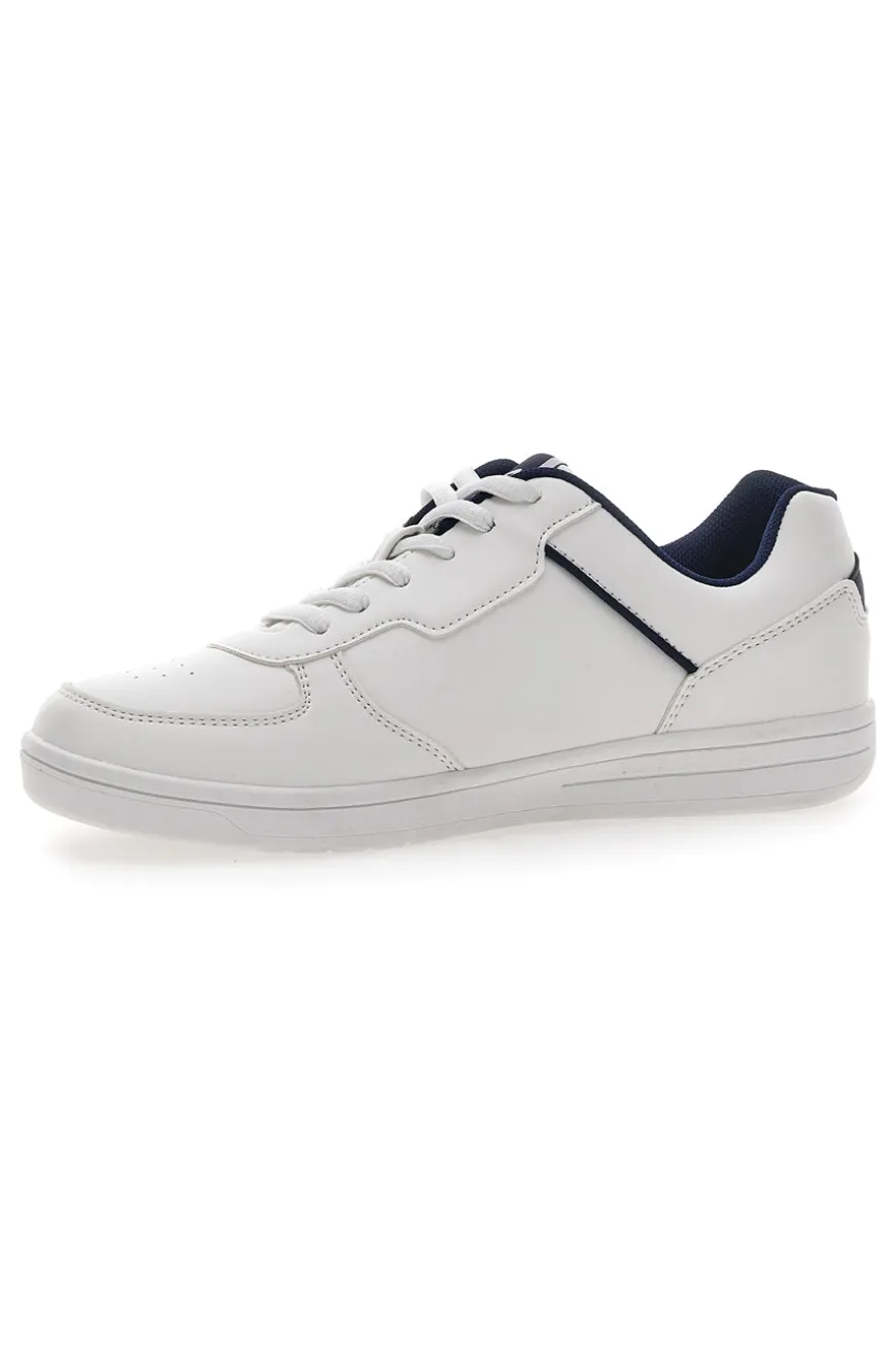 Weiße und blaue Sneakers Fila C. Court Teens
