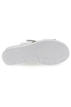Weiße und silberne Keilpantoffeln 11073143-PLOCADI Sale