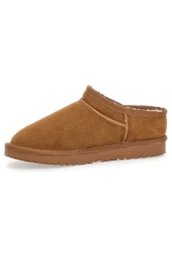 Zoccoli Cammello con Pelo in Vera Pelle WD5530T-MON DIEU Outlet