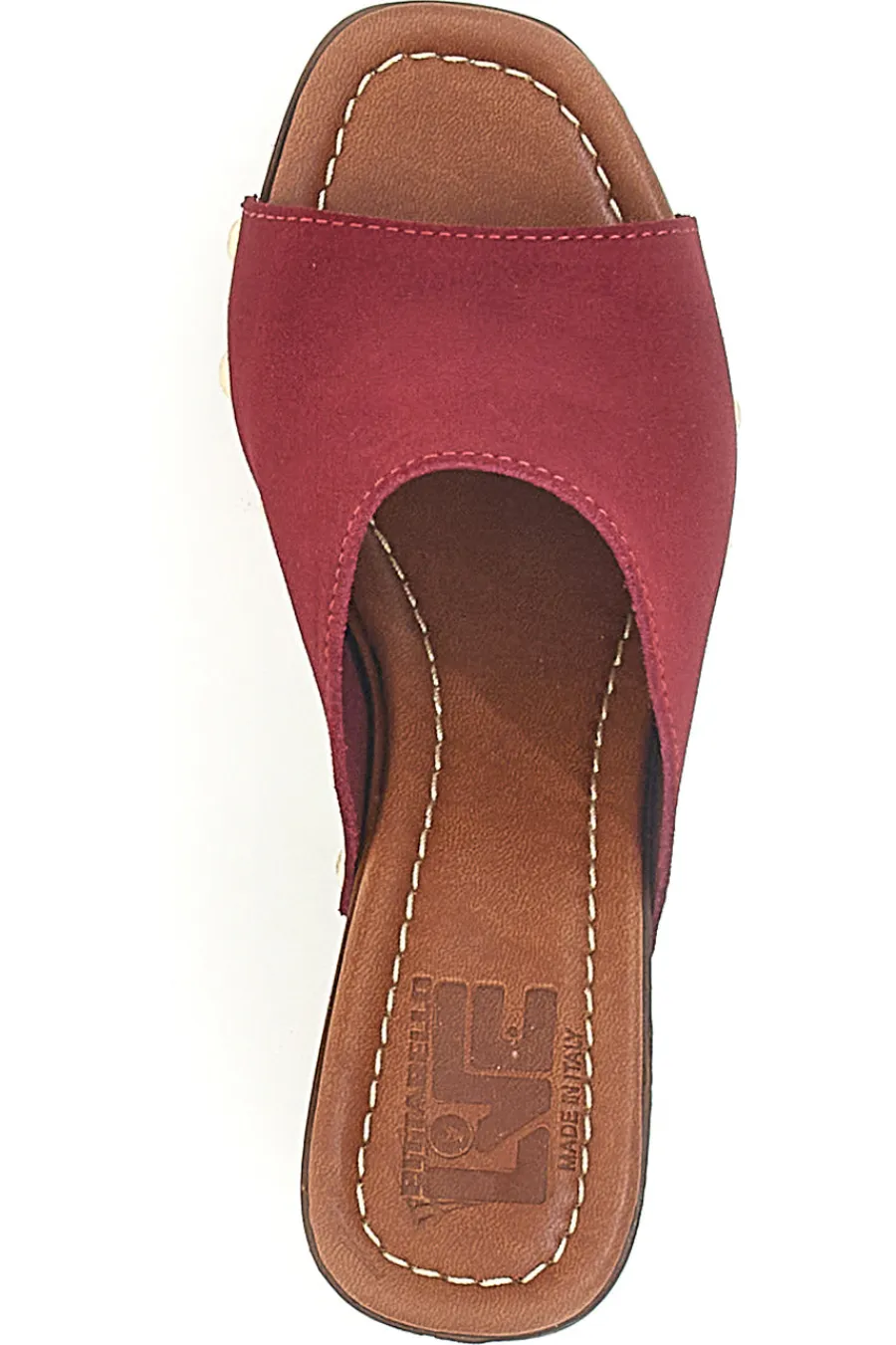 Zoccoli Mules Vinaccia con borchie 35011/SC-PITTARELLO LOVE Discount