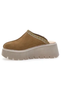 Zoccoli Sabot Invernali Marrone con Platform 5796-PITTARELLO Online