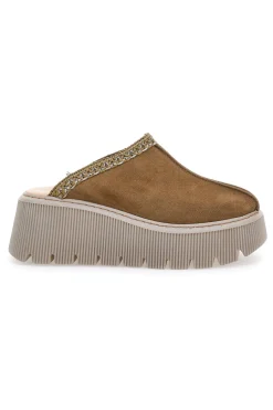 Zoccoli Sabot Invernali Marrone con Platform 5796-PITTARELLO Online