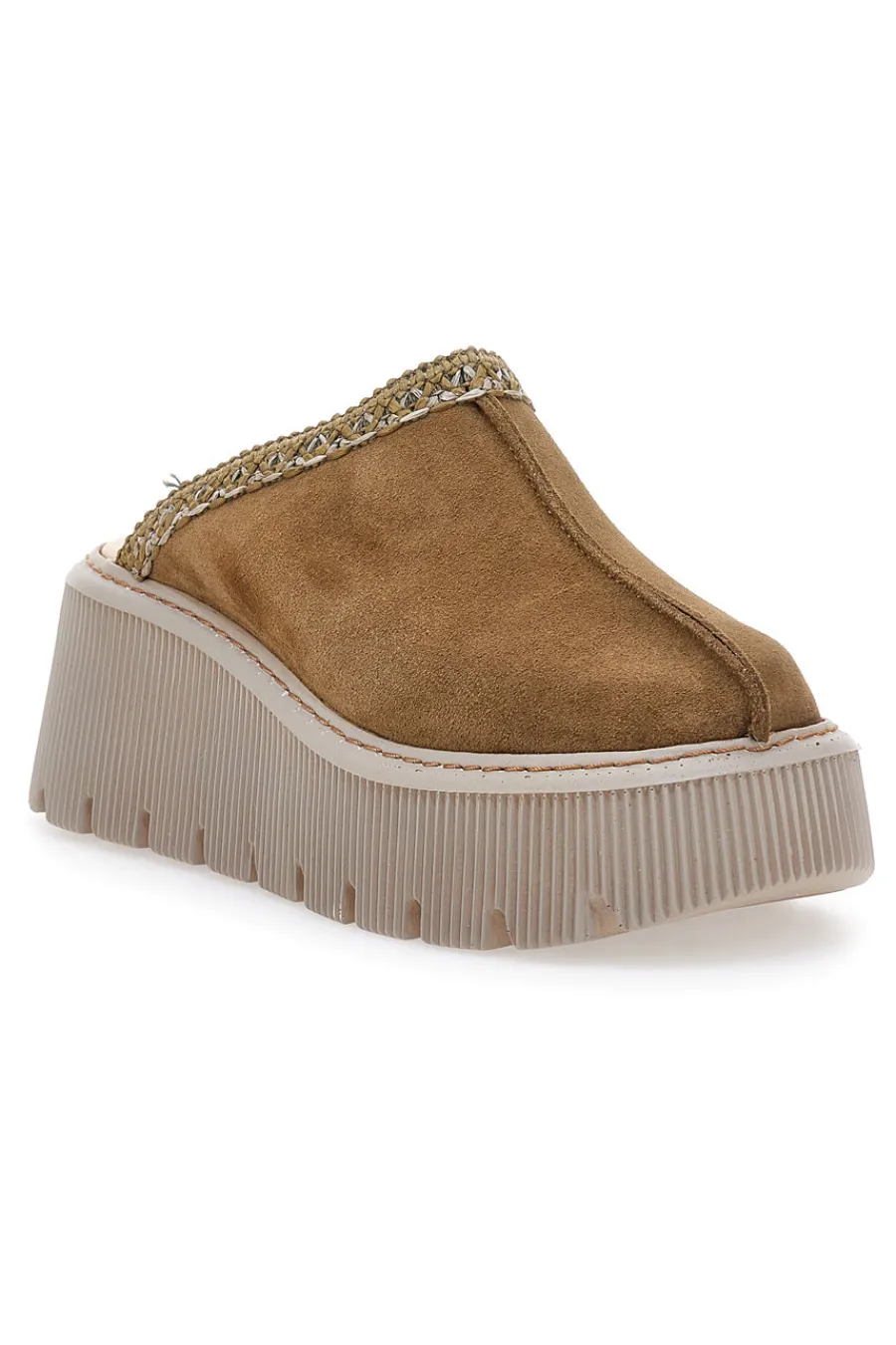 Zoccoli Sabot Invernali Marrone con Platform 5796-PITTARELLO Online