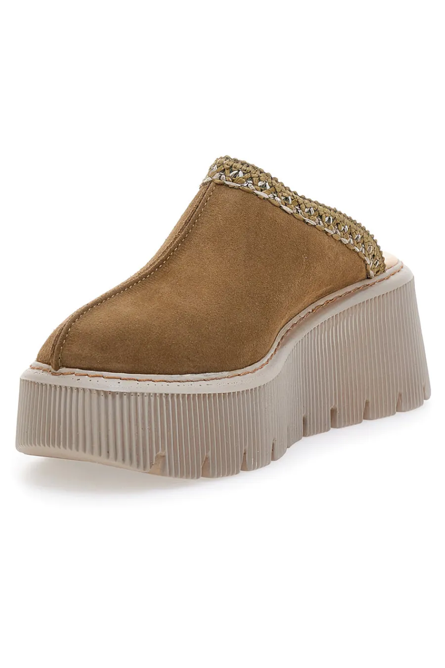 Zoccoli Sabot Invernali Marrone con Platform 5796-PITTARELLO Online