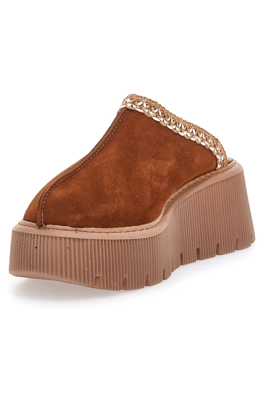 Zoccoli Sabot Invernali Marrone con Platform 5796-PITTARELLO Clearance