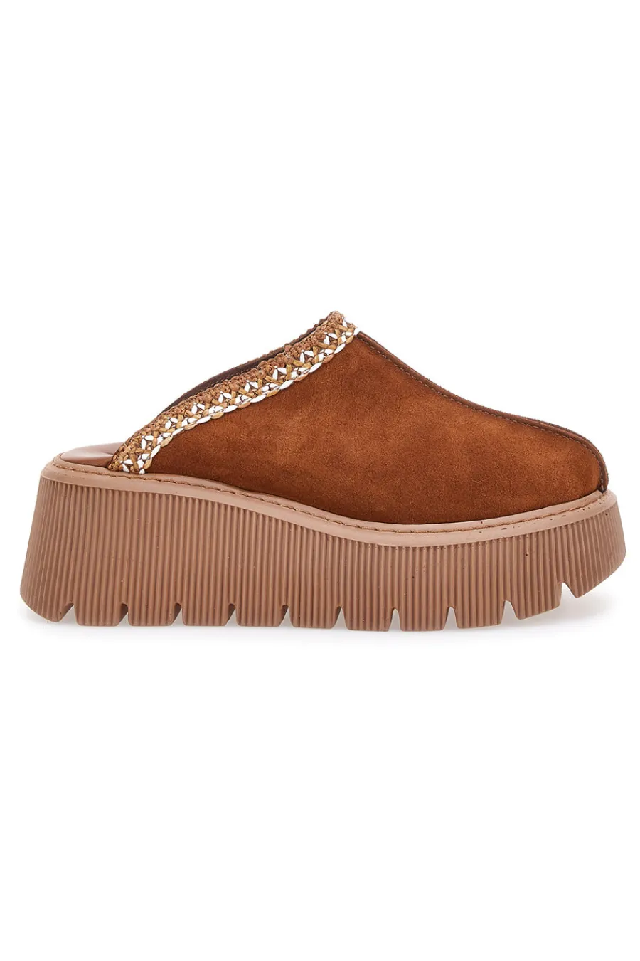 Zoccoli Sabot Invernali Marrone con Platform 5796-PITTARELLO Clearance