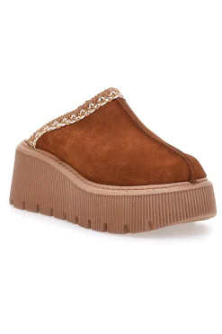 Zoccoli Sabot Invernali Marrone con Platform 5796-PITTARELLO Clearance